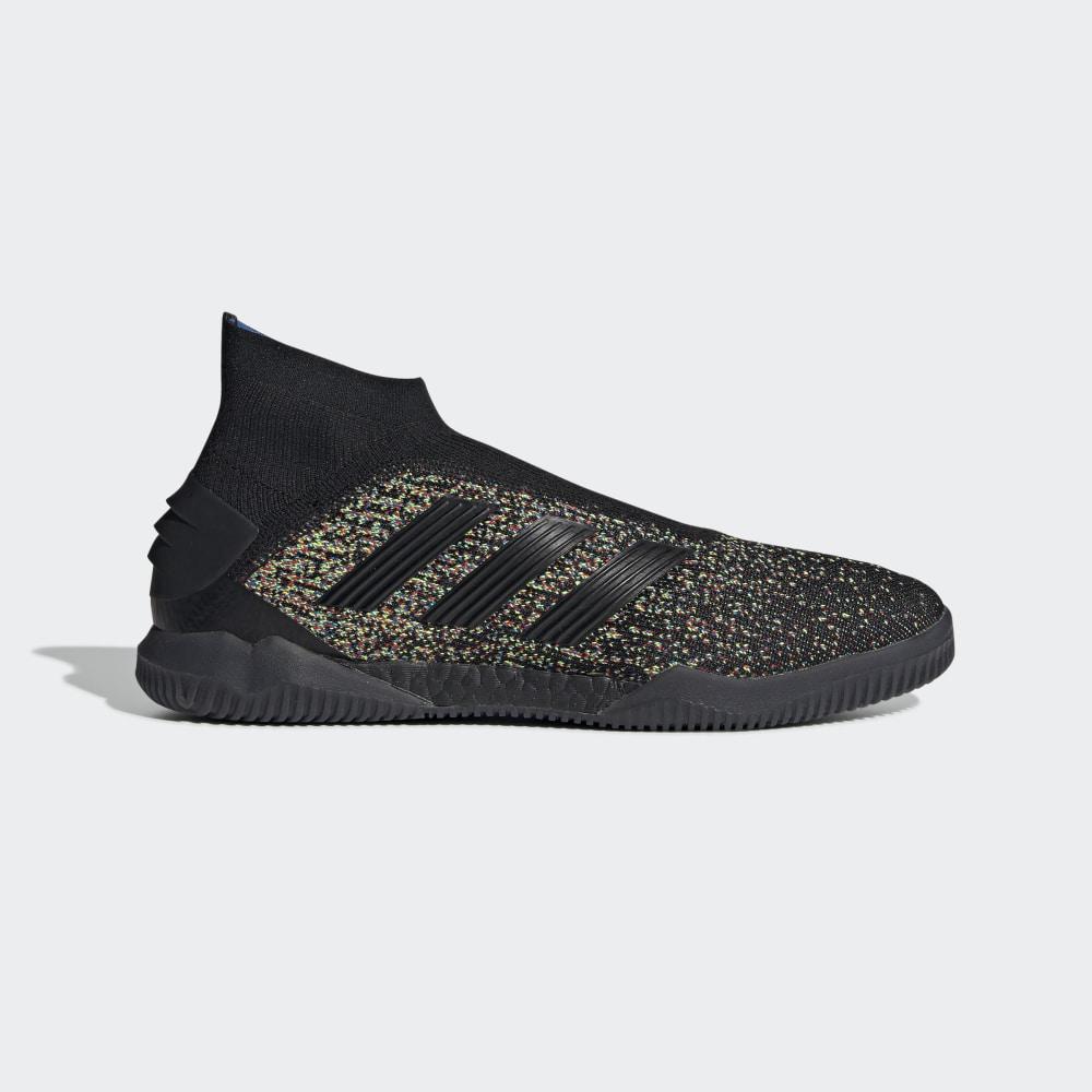 Adidasi Fotbal Adidas Predator 19+ Barbati Romania - Negrii/Rosii F37009